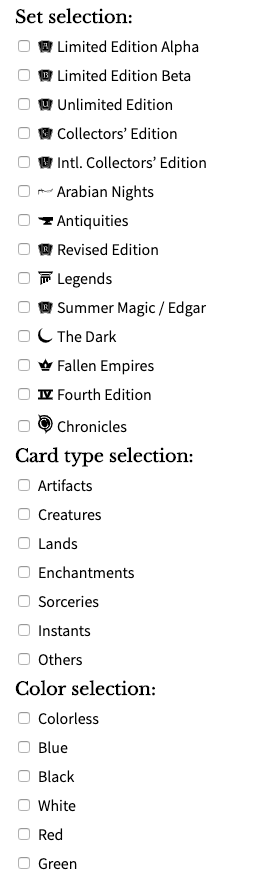 Filter your collection view